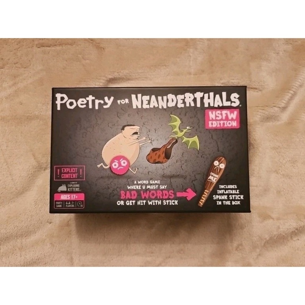 Poetry for Neanderthals NSFW Edition by Exploding Kittens Card Games